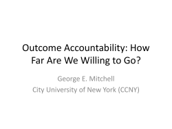 How far are we willing to go for a more accountable and efficient