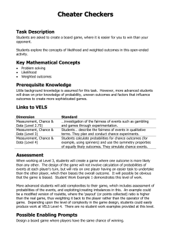 Student Work Samples