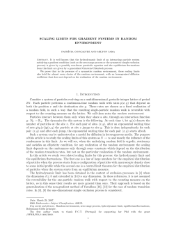 SCALING LIMITS FOR GRADIENT SYSTEMS IN RANDOM