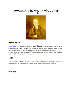 Atomic Theory - Cobb Learning