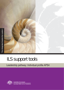 INTEGRATED LEADERSHIP STRATEGY: Profile APS 4