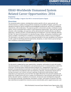 ERAU-Worldwide Unmanned Systems Related - Embry