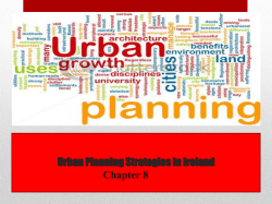 Urban Planning Strategies in Ireland