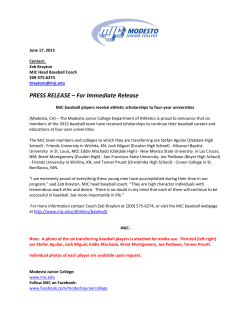 PRESS RELEASE &ndash; For Immediate Release