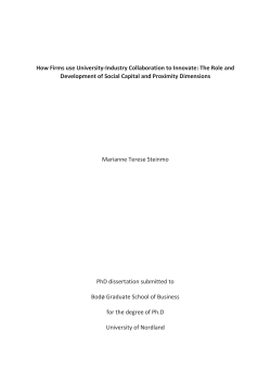 How Firms use University-Industry Collaboration to
