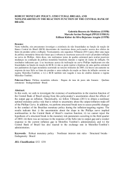 ROBUST MONETARY POLICY, STRUCTURAL BREAKS, AND