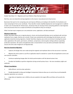 Double-Take Move 7.0: Migration and Cross