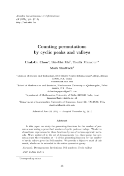 Counting permutations by cyclic peaks and valleys