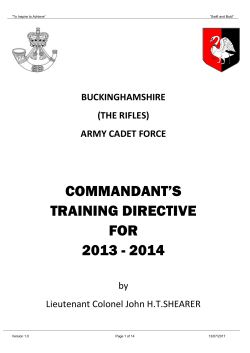 1 - Army Cadets