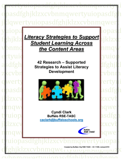 Literacy Strategies for Adolescents with Disabilities