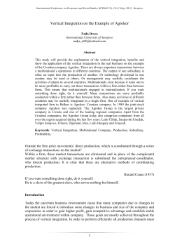 International Conference on Economic and Social Studies, 10