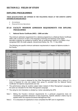 FEFS_Courses and Programmes_Undergraduate
