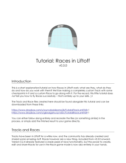 Tutorial: Races in Liftoff