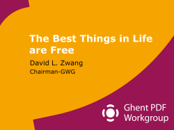 The Best Things in Life are Free