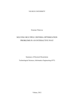 The Objects of Research
