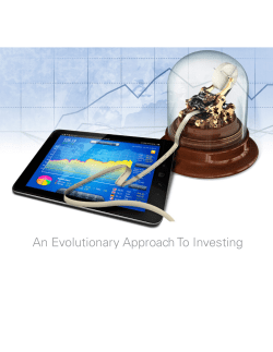 An Evolutionary Approach To Investing