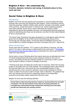 Social Value - Community Works
