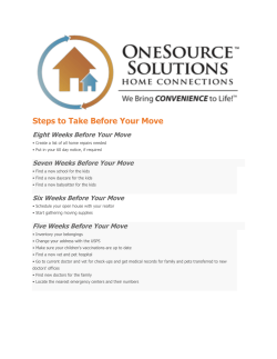 Steps to Take Before Your Move