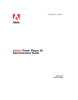 Adobe® Flash® Player 10 Administration Guide