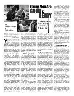 "I want to see you game, boys, I want to see you brave and manly