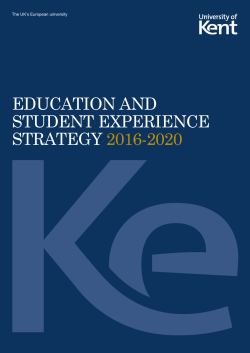 Education and Student Experience Strategy