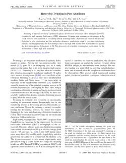 Reversible Twinning in Pure Aluminum(2009-06-05)