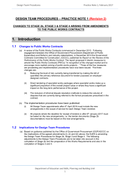 DTP Practice Note 1 - Department of Education and Skills