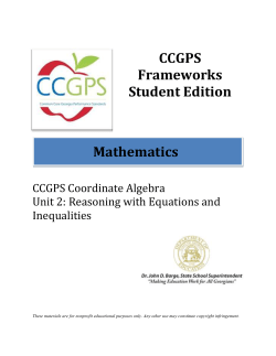 Unit 2 Student Edition