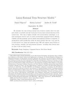 Linear-Rational Term Structure Models &lowast;