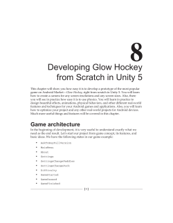 Developing Glow Hockey from Scratch in Unity 5