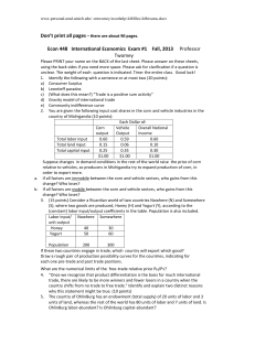 Econ 348 Exams. Prof. Twomey UM-D