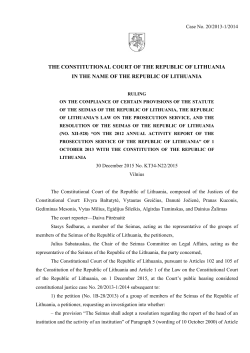 Konstitucinis Teismas