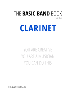NEW BBB Clarinet - The Basic Band Book