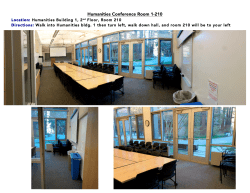 Humanities Conference Room 1-210