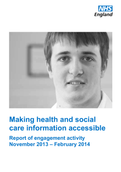 NHS England Report Template 1