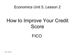 How to Improve Your Credit Score