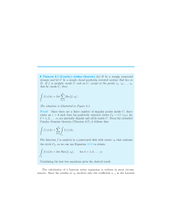 Cauchy`s residue theorem - Full