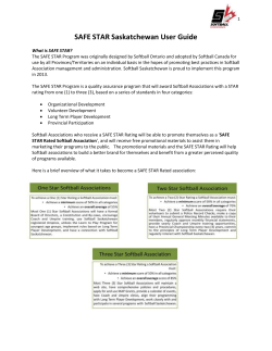 Here - Softball Saskatchewan