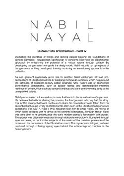 ELIZABETHAN SPORTSWEAR &ndash; PART IV Disrupting the identities