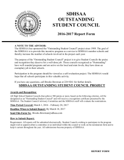 Outstanding Student Council Application