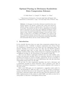 Optimal Parsing in Dictionary-Symbolwise Data Compression