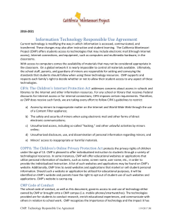Technology Responsible Use Agreement