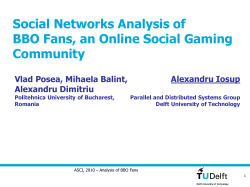 Social Networks Analysis of BBO Fans, an