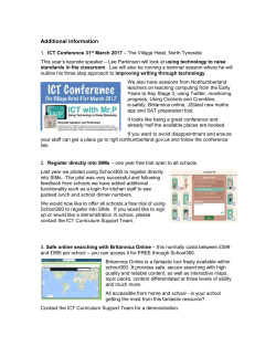 flyer - Northumberland Education