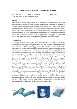 Ruled Surfaces for Rationalization and Design in