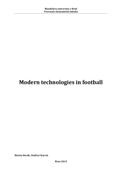 Modern technologies in football - Akela