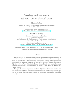 Crossings and nestings in set partitions of classical types