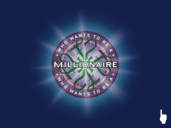 Who Wants To Be A Millionaire? PowerPoint Template