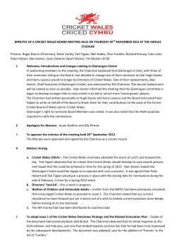 Board Meeting Minutes 29/11/12