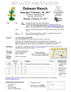 Dobson Ranch - SRP Golf Association